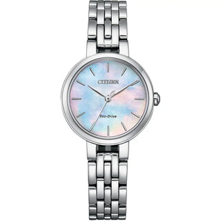 Ladies Mother of Pearl Silhouette Bracelet Watch