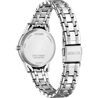 Ladies Steel Silhouette Crystal Bracelet Watch