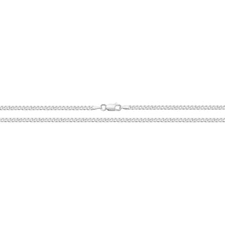 Silver 2.53mm Light Curb Chain