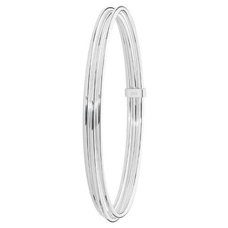 Silver Three-In-One Bangle