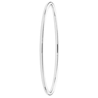 Silver Oval Bangle