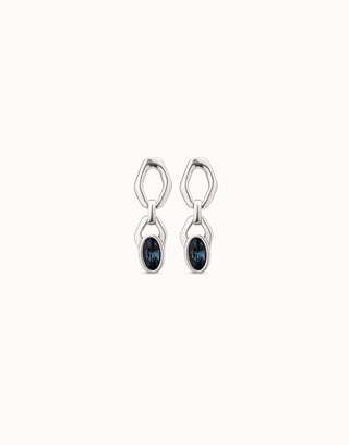 Unode50 Kingdom Earrings | PEN0842AZUMTL | Blue Crystal Drop Earrings