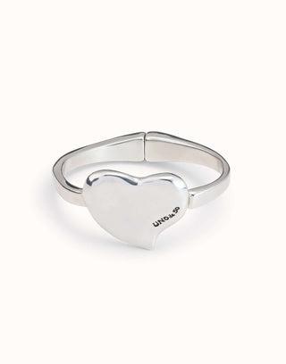 Unode50 Immensity Bracelet | PUL2148MTL0000M | Large Heart Bangle