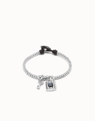 Unode50 Hopeful key Bracelet | PUL2302GRSMTL0M | Womens Padlock Bracelet