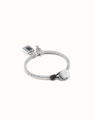 Unode50 Hopeful key Bracelet | PUL2302GRSMTL0M | Womens Padlock Bracelet