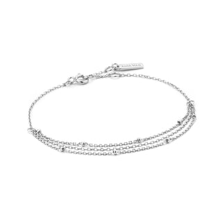 Ania Haie Silver Draping Swing Bracelet