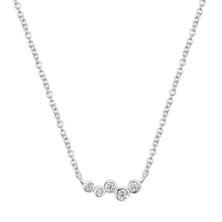 silver bubble necklace