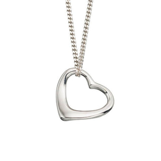 Small Open Heart Pendant