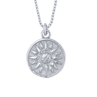 Sunflower Coin Pendant