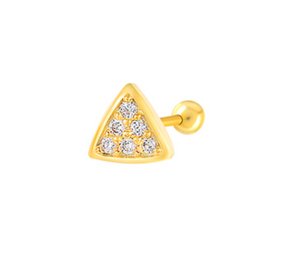 CZ Triangle Cartilage Earring | Ear Candy®